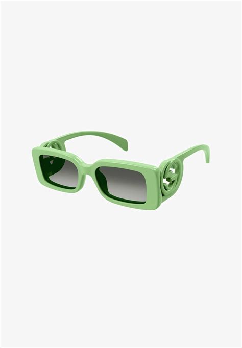 occhiali verde fluo gucci